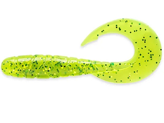 FishUp Mighty Grub 10cm #026 Flo Chartreuse Green 10cm #026 Flo Chartreuse Green