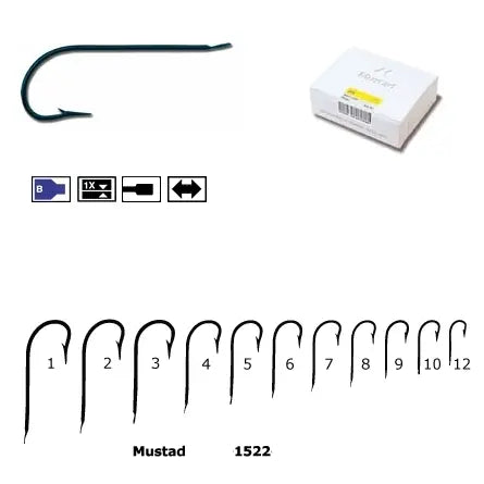 Mustad Cirlig Bleu,tija Lunga .