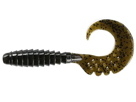 FishUp Fancy Grub 5cm #043 Watermelon Brown Black 5cm #043 Watermelon Brown Black