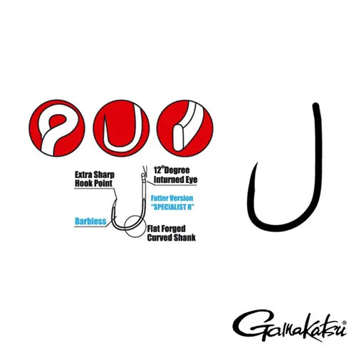 Gamakatsu Carlige G-Carp Specialist Rx Bl 10buc.pl, Nr.6