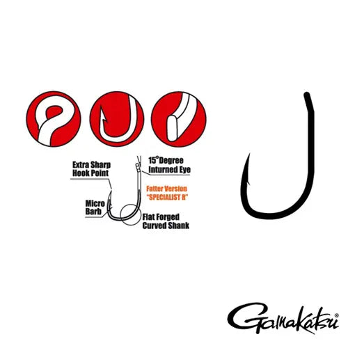 Gamakatsu Carlige G-Carp Specialist Rx 10buc.pl, Nr.8