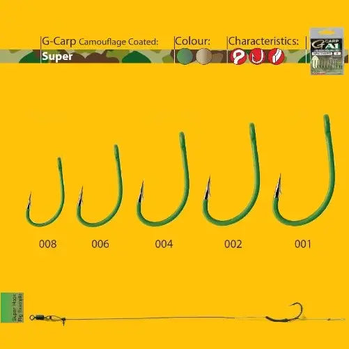 Gamakatsu Carlige A1 G-Carp Green Super 10buc/Pl, Nr.2