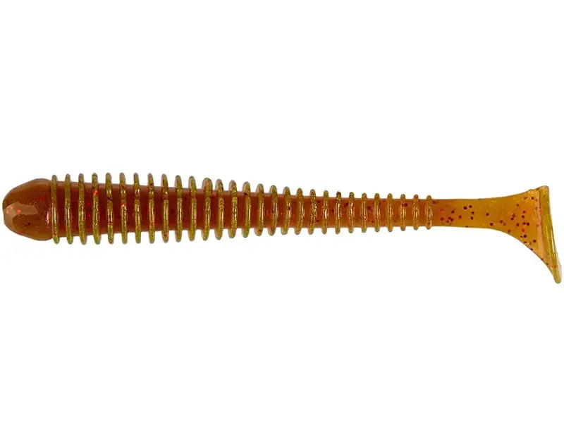 Naluca Soft Shad Keitech Swing Impact Slim Motoroil Red Flake Pal#07 10cm