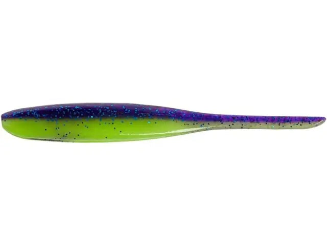 Naluca Soft Keitech Shad Impact Violet Lime Belly Pal#06 10cm