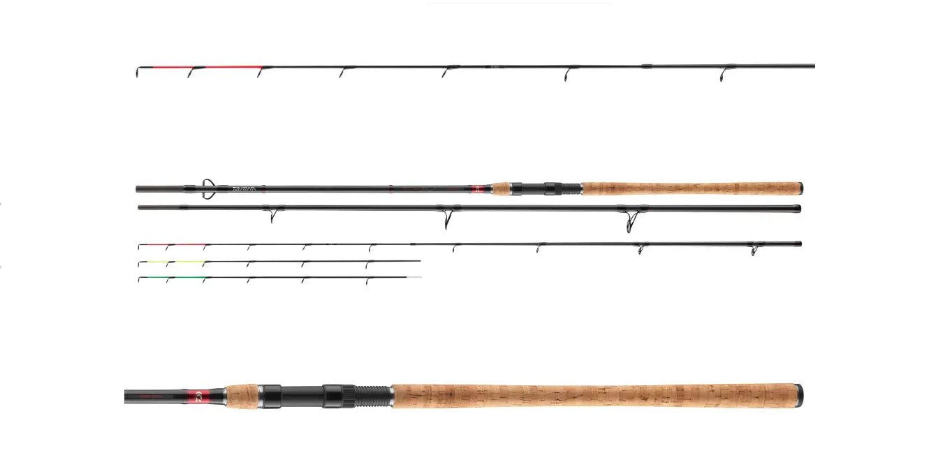 Lanseta Daiwa 2+2buc Ninja X Stalker Feeder 2.40m/100g