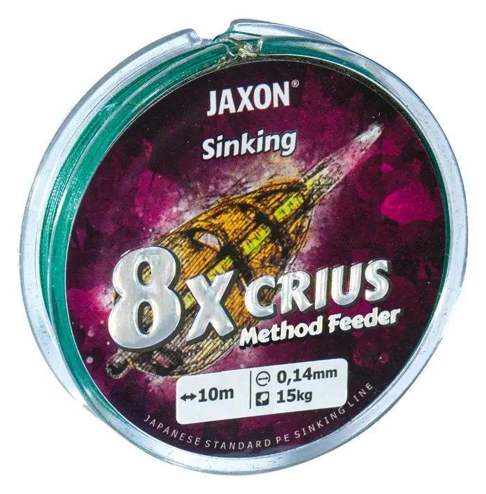 Fir Textil Jaxon Crius Pe X8 Method Feeder Sinking 10m 0.14mm 15kg