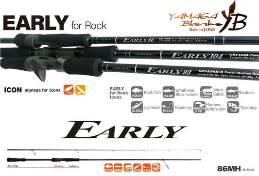Yamaga Blanks Yamaga Early Rock 86mh 2.590m 7-40gr