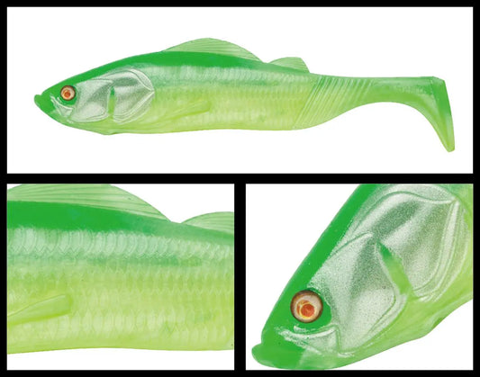 Adusta Pick Tail Swimmer 5 12cm 27gr 201 Green Chart Shad