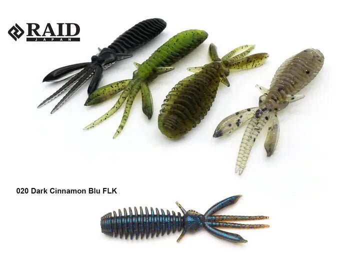 Raid Egubug 2.5 6.3cm 020 Dark Cinnamon Blu Flk