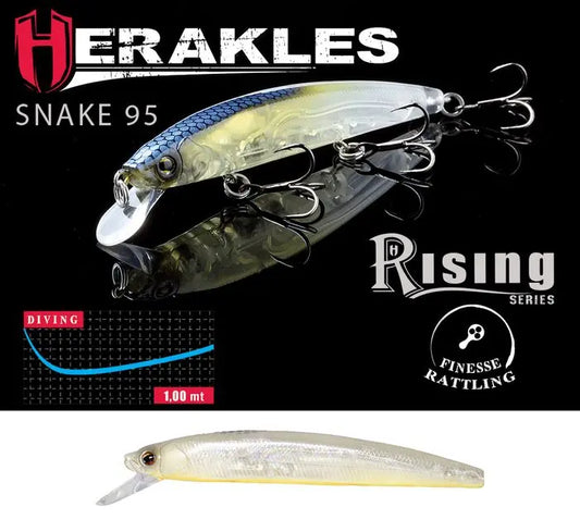 Vobler Herakles Snake 95sp 9.5cm 9gr Pearl Ocb