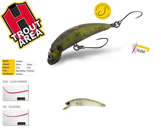 Vobler Herakles Teser 50ss 5.0cm 2.5gr Gorgyo