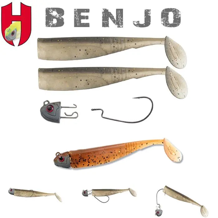 Combo Shad Herakles Benjo 3 7.5cm Motor Pepper