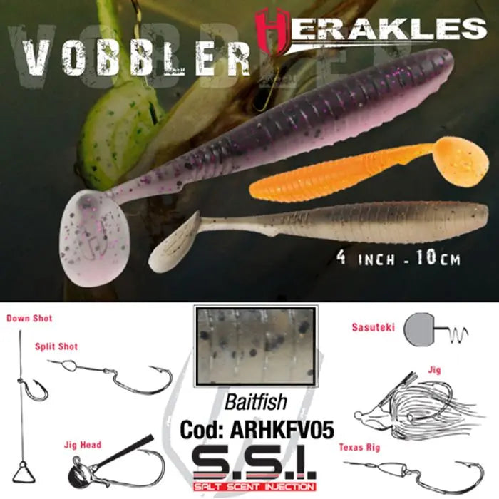 Shad Herakles Vobbler 4 10cm Baitfish