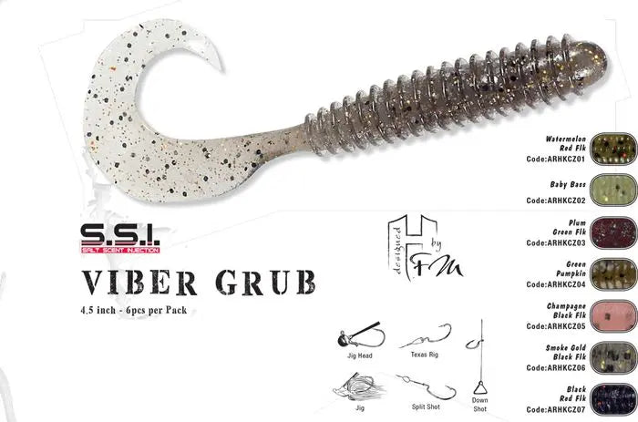 Herakles Viber Grub 4.5 11.4cm Baby Bass