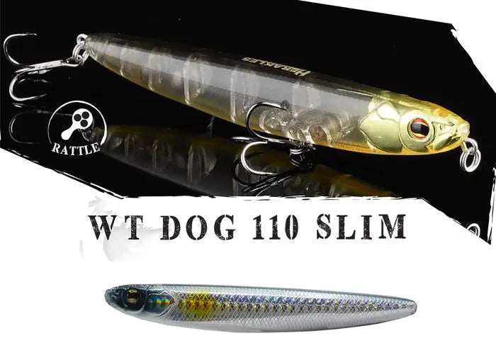 Vobler Herakles Wt-dog 110 Slim 11cm 13.5gr Acciuga