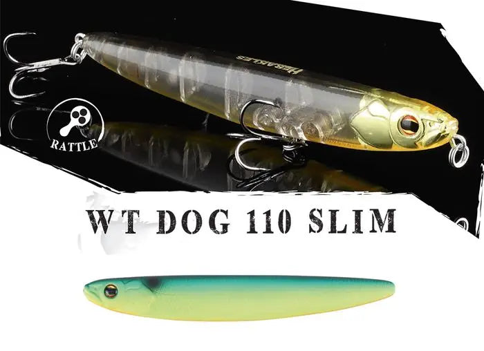 Vobler Herakles Wt-dog 110 Slim 11cm 13.5gr Green Tiger