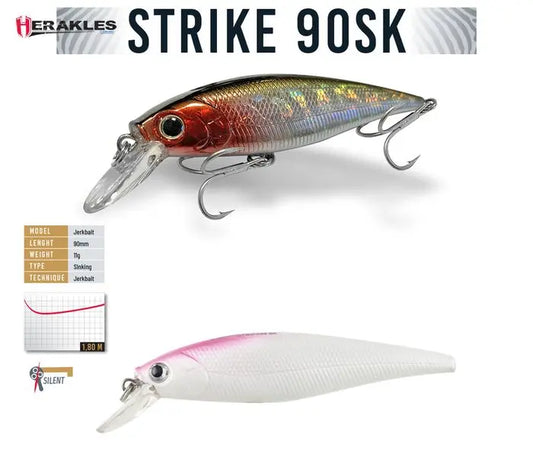 Vobler Herakles Strike 90sk 9cm 11gr Pink Head