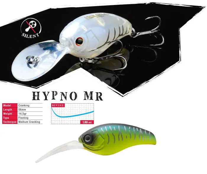Vobler Herakles Hypno-mr F 5.6cm 14.5gr Fire Tiger Matt