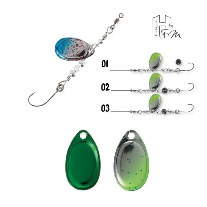 Rotativa Herakles Clever Spin 1.5gr Culoare 34 Chartreuse Impact