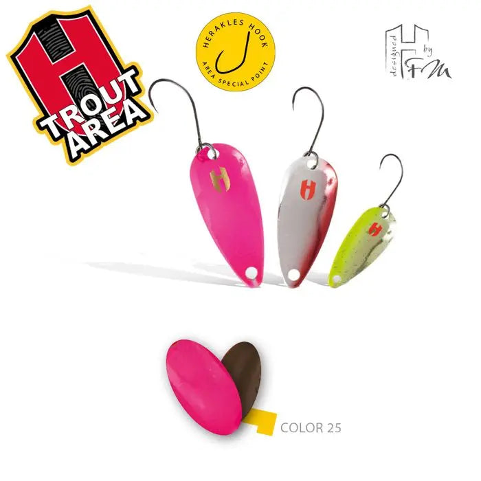 Oscilanta Herakles Keeper Trout 5.0gr Culoare 25 Pink Brown