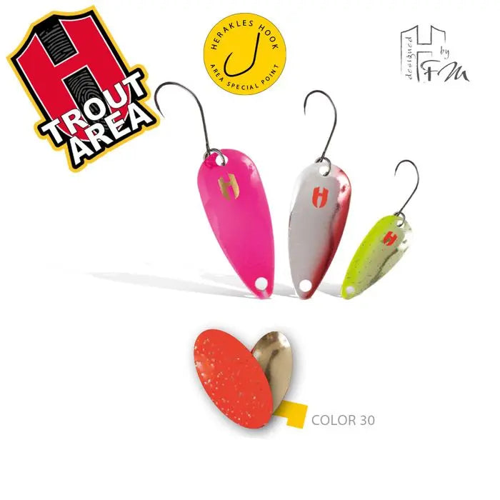 Oscilanta Herakles Keeper Trout 4.0gr Culoare 30 Orange/gold