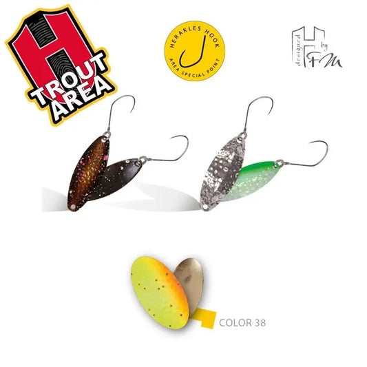 Oscilanta Herakles Hive 2.4gr Culoare 38 Chartreuse Orange/gold