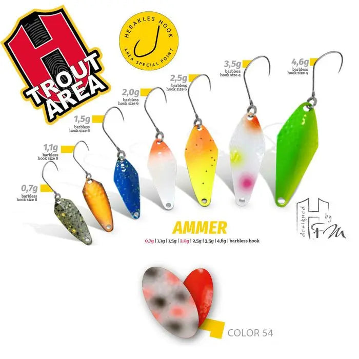 Oscilanta Herakles Ammer 4.6gr Culoare 54 Salmerino