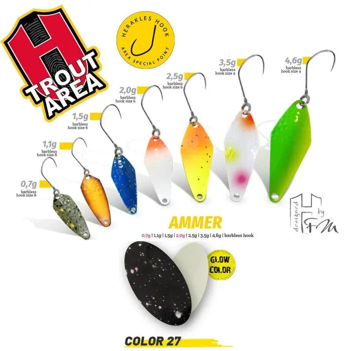 Oscilanta Herakles Ammer 3.5gr Culoare 27 Black Glow