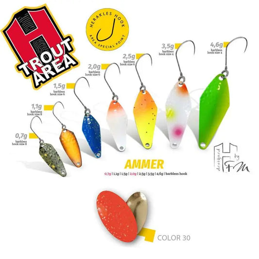 Oscilanta Herakles Ammer 2.5gr Culoare 30 Orange/gold