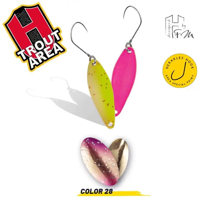 Oscilanta Herakles Race 1.5gr Culoare 28 Golden Trout