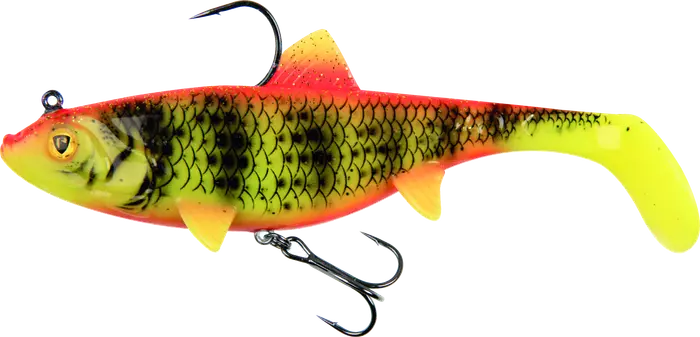 Fox Rage Replicant Wobble 14cm 5.5in 55g UV Bright Perch 64g.