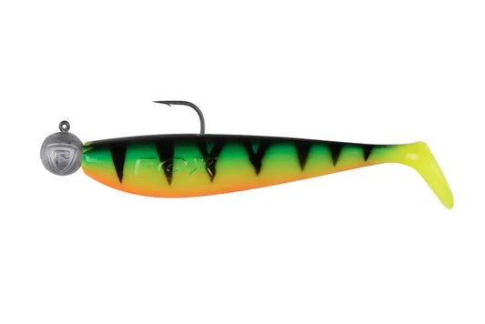 Fox Rage Bulk Loaded Zander Pro Shad 12cm UV Firetiger 4/0 50g 30pcs