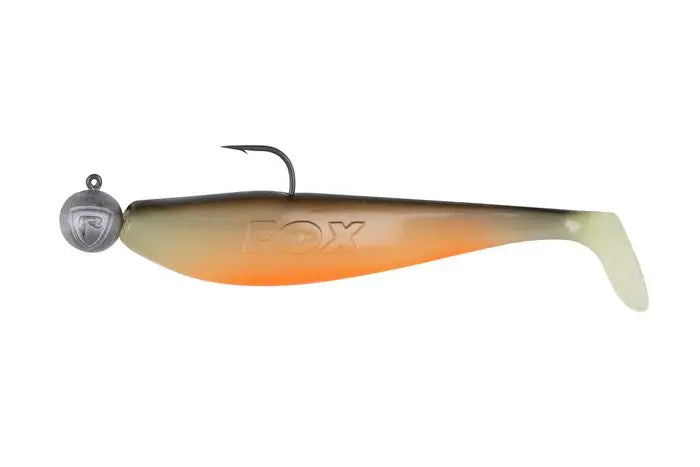 Fox Rage Bulk Loaded Zander Pro Shad 7.5cm UV Hot Olive 1/0 5g 40pcs