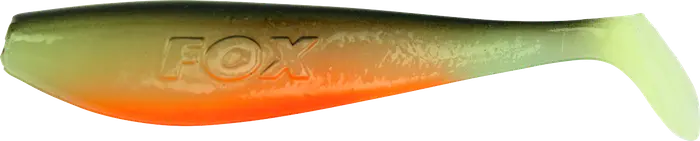Fox Rage Zander Pro Shad 10cm 4in UV Hot Olive 50pcs 9g.
