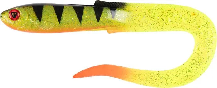 Fox Rage Slick Eel 35cm 13.8in UV Perch 12pcs 88g.