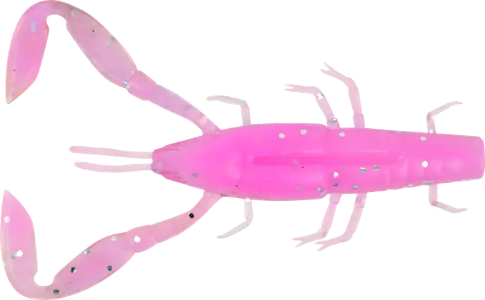 Fox Rage Critter 9cm 3.5in Ultra UV Pink Candy 40pcs 6g.