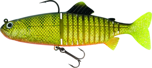 Fox Rage Jointed Replicant 23cm 9in 130g UV Natural Perch 168g.