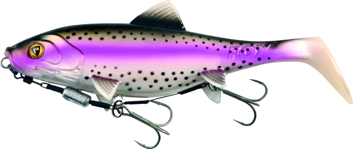 Fox Rage Replicant 18cm 7in Shallow 65g UV Original Rainbow Trout 80g.
