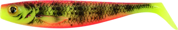 Fox Rage Pro Shad Packs 14cm 5.5in UV Bright Perch 2pcs 54g.