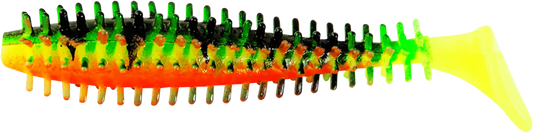 Fox Rage Spikey Shad UV Firetiger 12cm 4.75in 35pcs 10g.