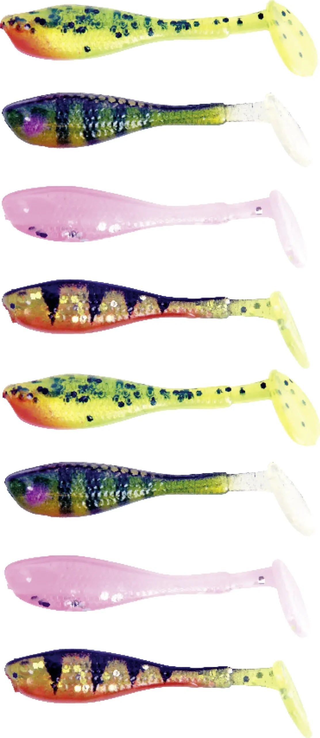 Fox Rage Mini Fry UV Mixed Colour Pack 2 4cm 8pcs 18g.