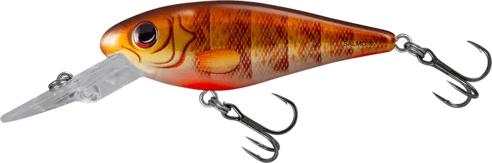 Salmo Rattlin’ Executors 5cm SDR Clear Brown Perch 18g.