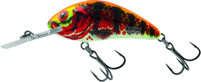 Salmo Rattlin' Hornet Floating 6.5cm Holo Red Perch 48g.