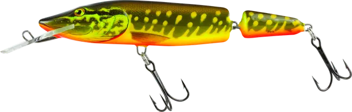 Salmo Pike Jointed Deep Runner Floating 13cm Hot Pike 64g.