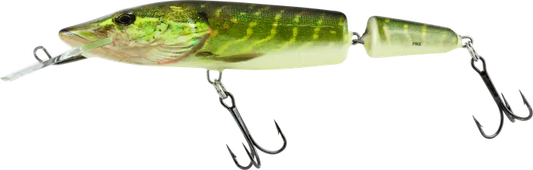 Salmo Pike Jointed Deep Runner Floating 13cm Real Pike 48g.