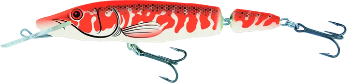 Salmo Pike Jointed Deep Runner Floating 13cm Albino Pike 46g.