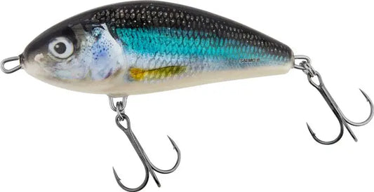 Salmo Fatso Sinking 10cm Spotted Holo Smelt 78g.