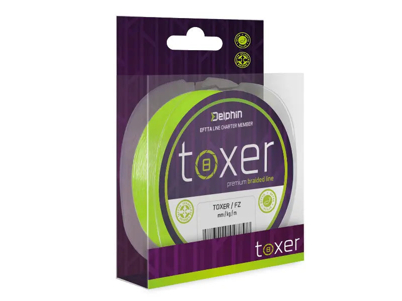 Delphin TOXER / verde fluo 0,14mm 6,3kg 80m