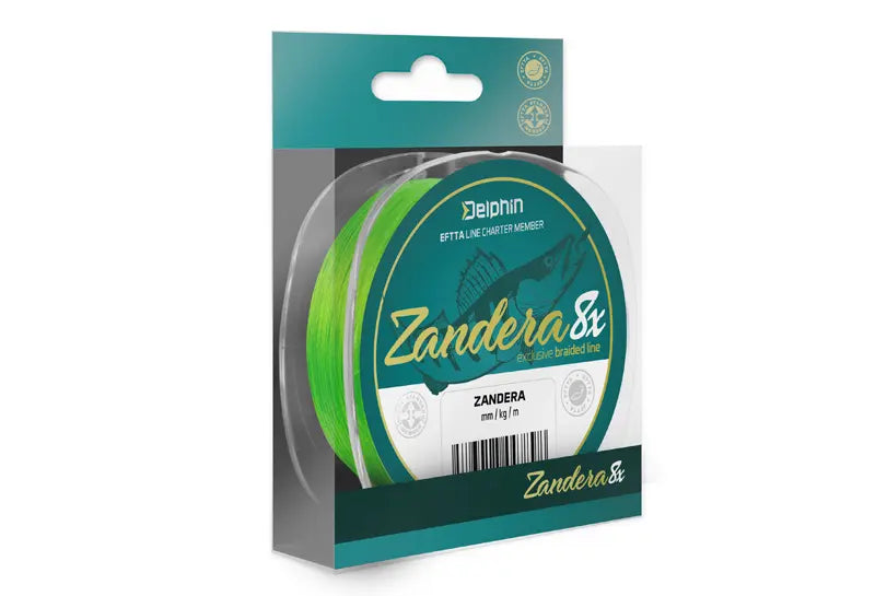 Delphin ZANDERA 8 / verde fluo 0,18mm 14,6kg 150m