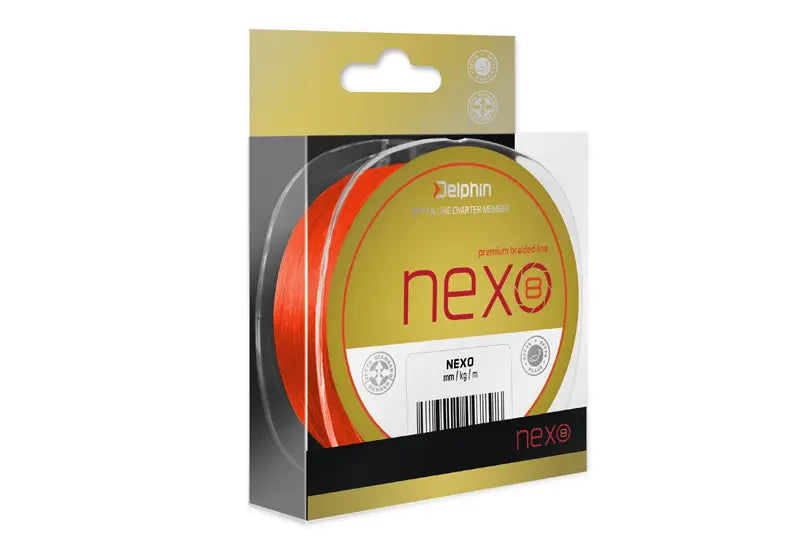 Delphin NEXO 8 / portocaliu fluo 0,20mm 14,5kg 300m
